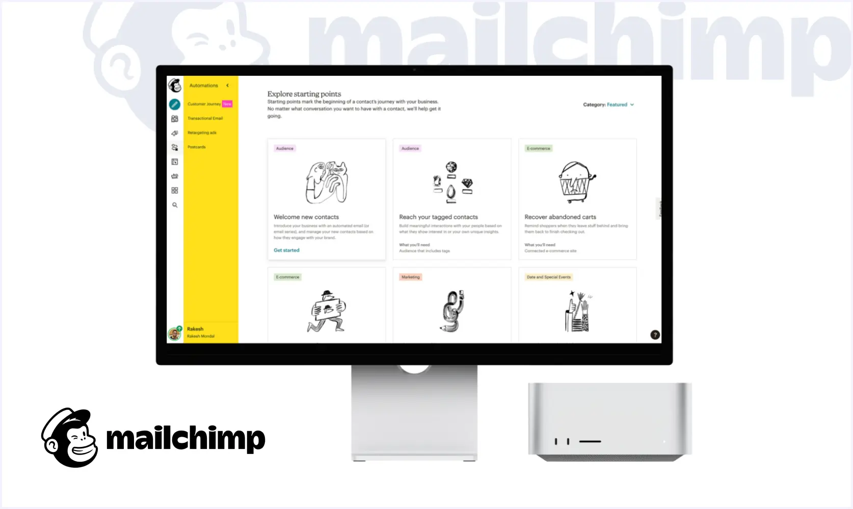 MailChimp SaaS markedsføringsplattform